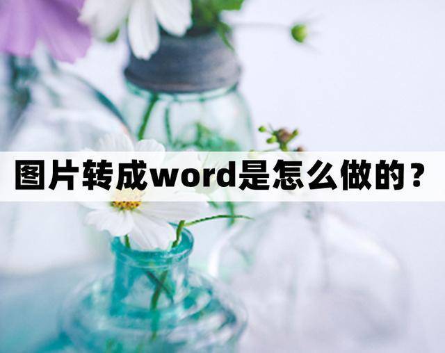 图片转成word文档是怎么做的？图片识别成word的方法分享