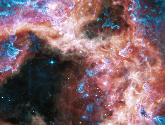 NASA：韦伯千里镜捕捉到“天下狼蛛”图像令人颤动