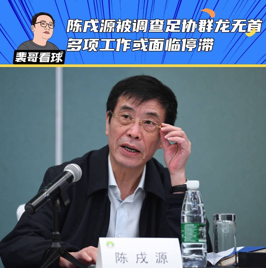 陈戌源被看望足协群龙无首 多项责任或面对停滞