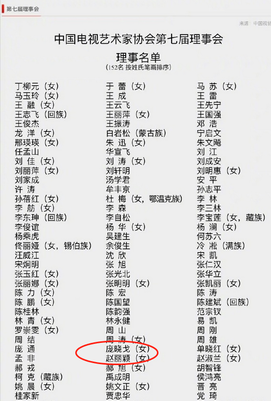 赵丽颖当选中视协第七届理事，沿途当选的还有佟丽娅雷捷报马苏